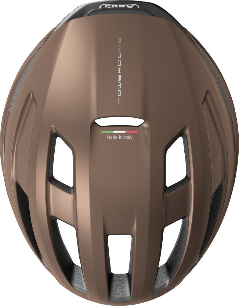 made fahrradhelm Abus PowerDome ACE Fahrradhelm | metallic copper