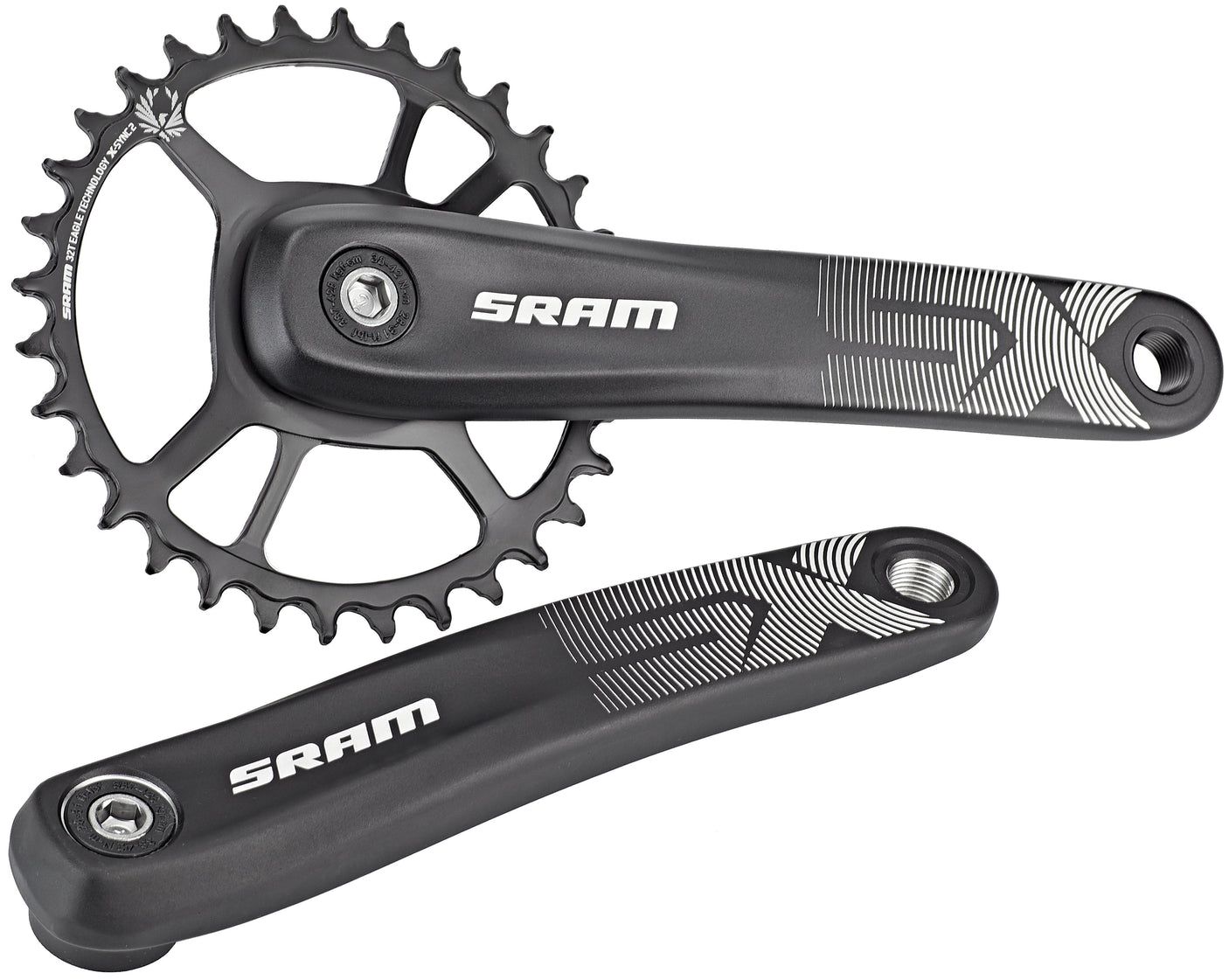 SRAM SX Eagle Power Spline Kurbelsatz 32Z 12-fach schwarz