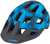CUBE Helm BADGER blue