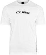 CUBE Organic T-Shirt Classic Logo white´n´black