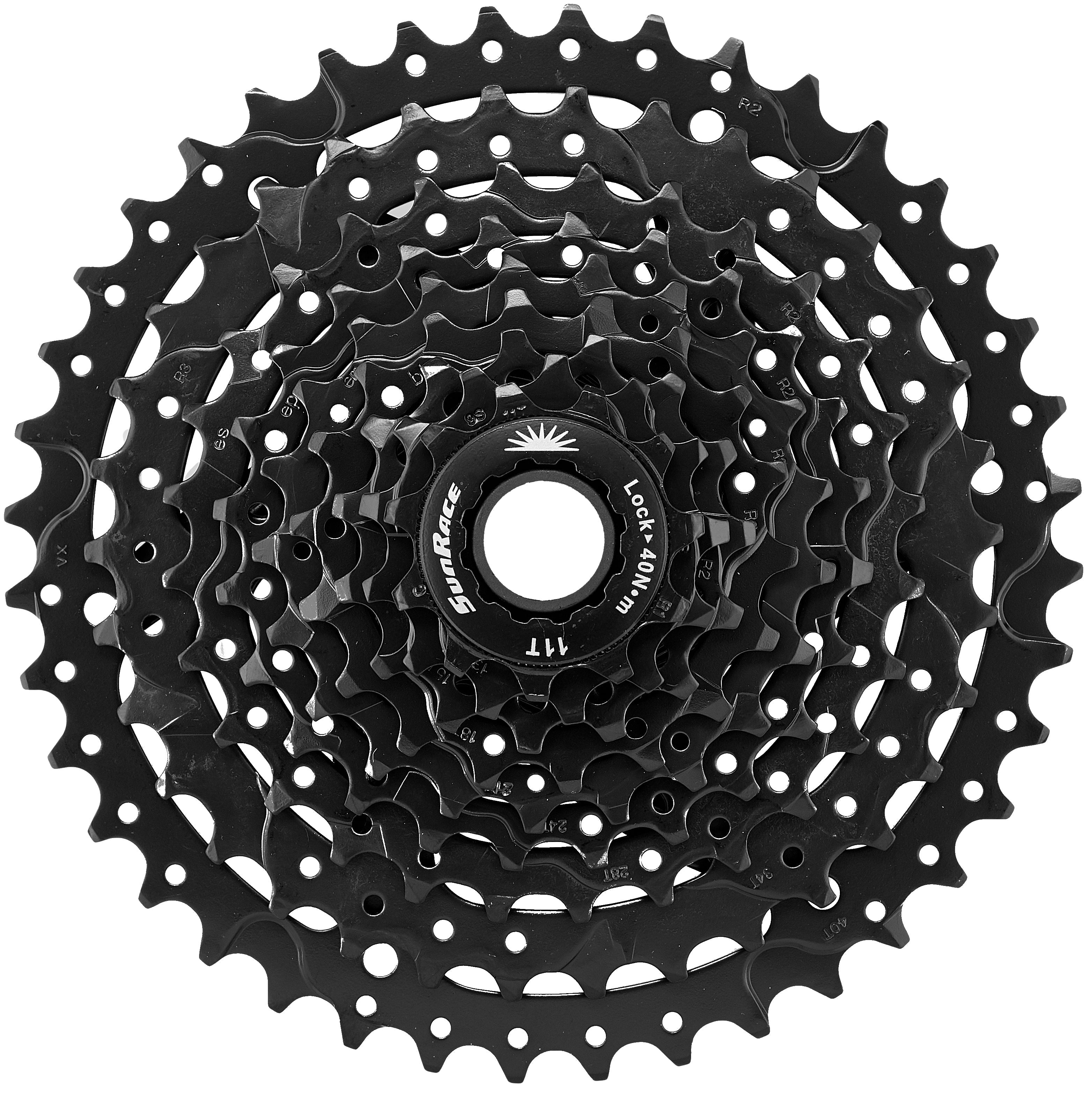 SunRace CSM980 9AX Kassette 9-fach 11-40Z schwarz