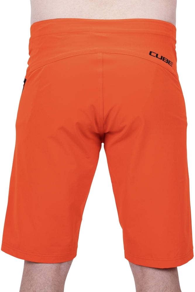 CUBE VERTEX Lightweight Baggy Shorts orange