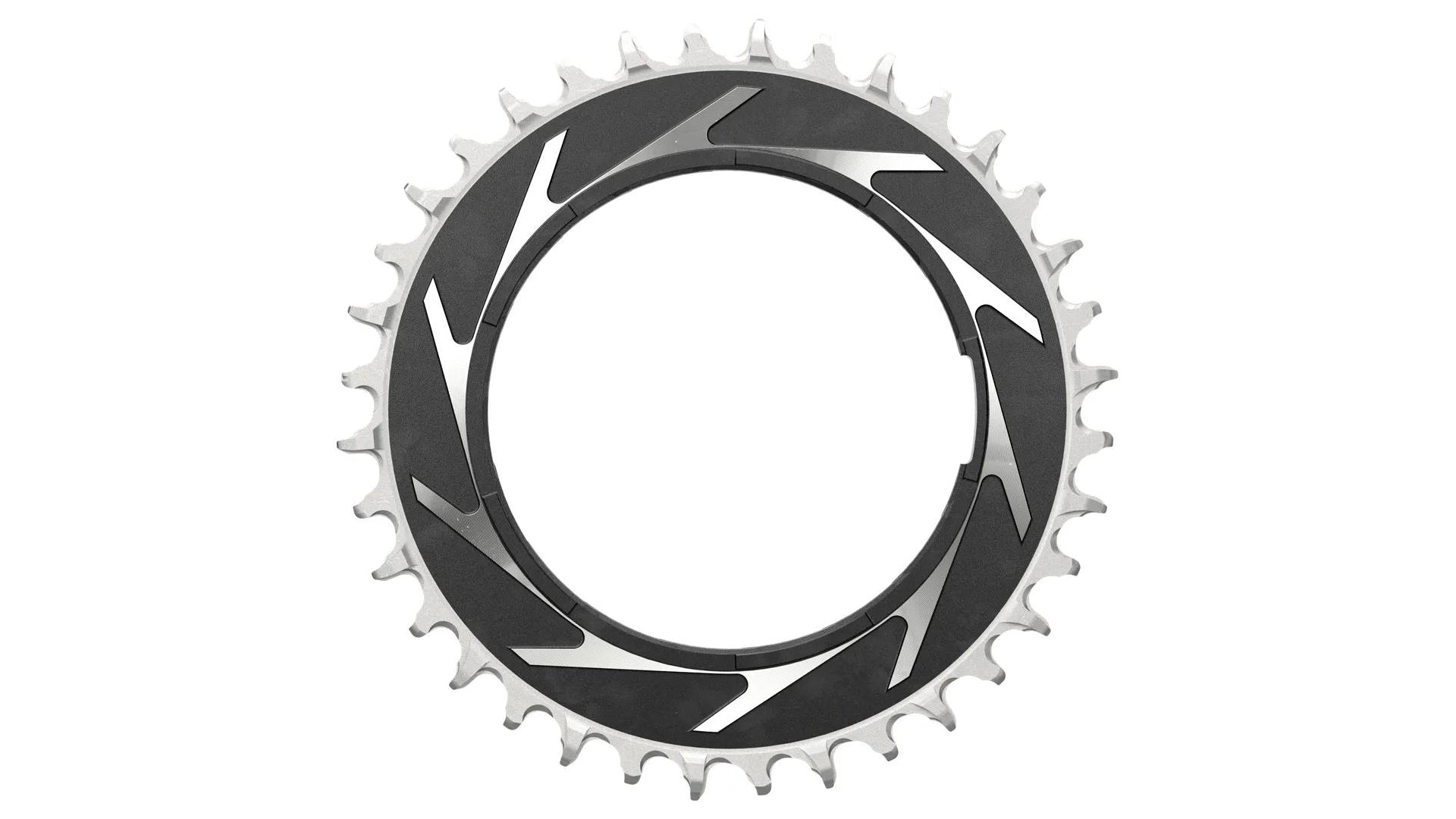 SRAM Eagle T-Type Powermeter Kettenblatt 36Z 12-fach 3mm Offset schwarz/silber