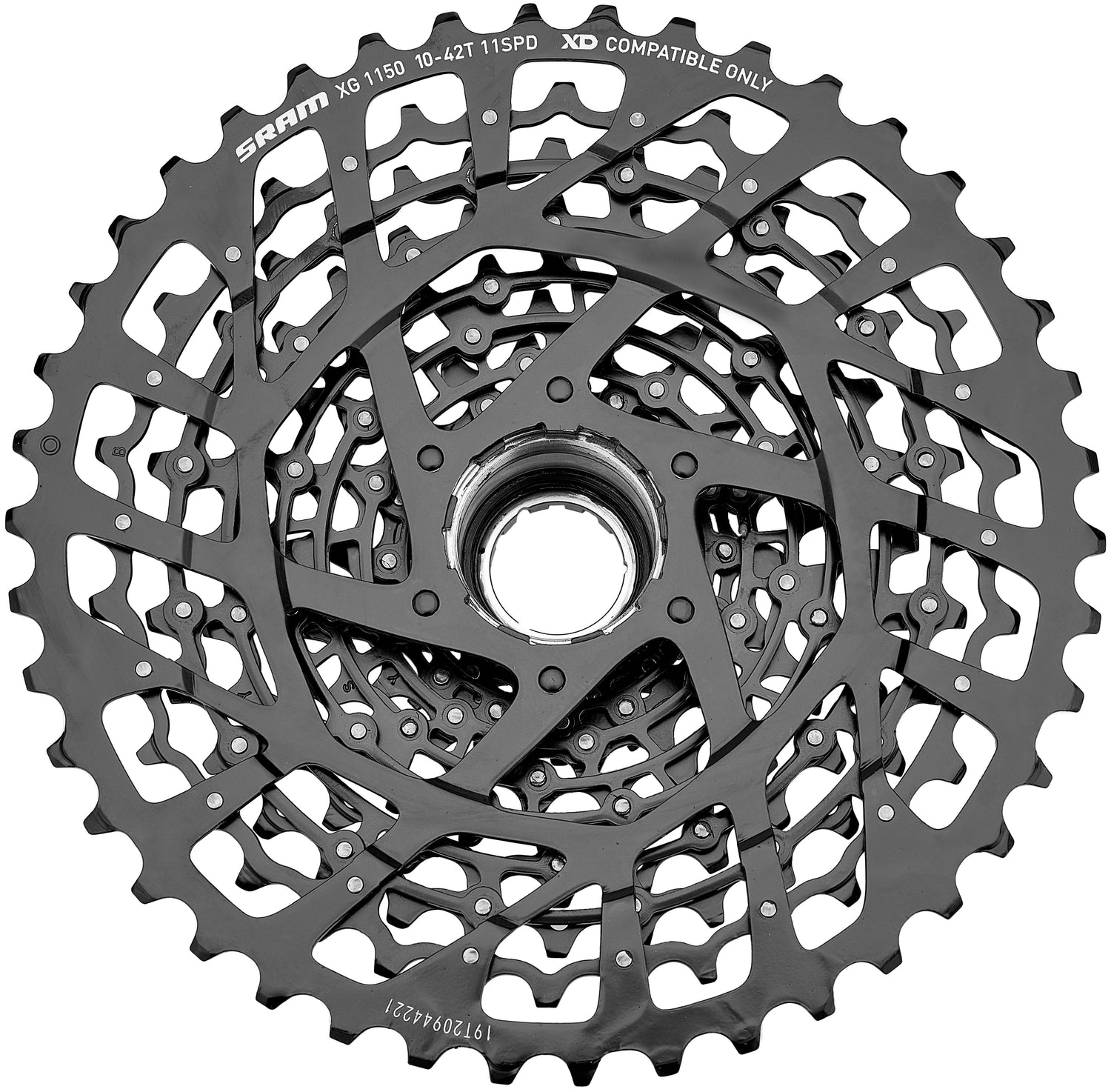 sram kassette 11-fach rennrad SRAM XG-1150 Kassette 11-fach, 10-42 Zähne schwarz