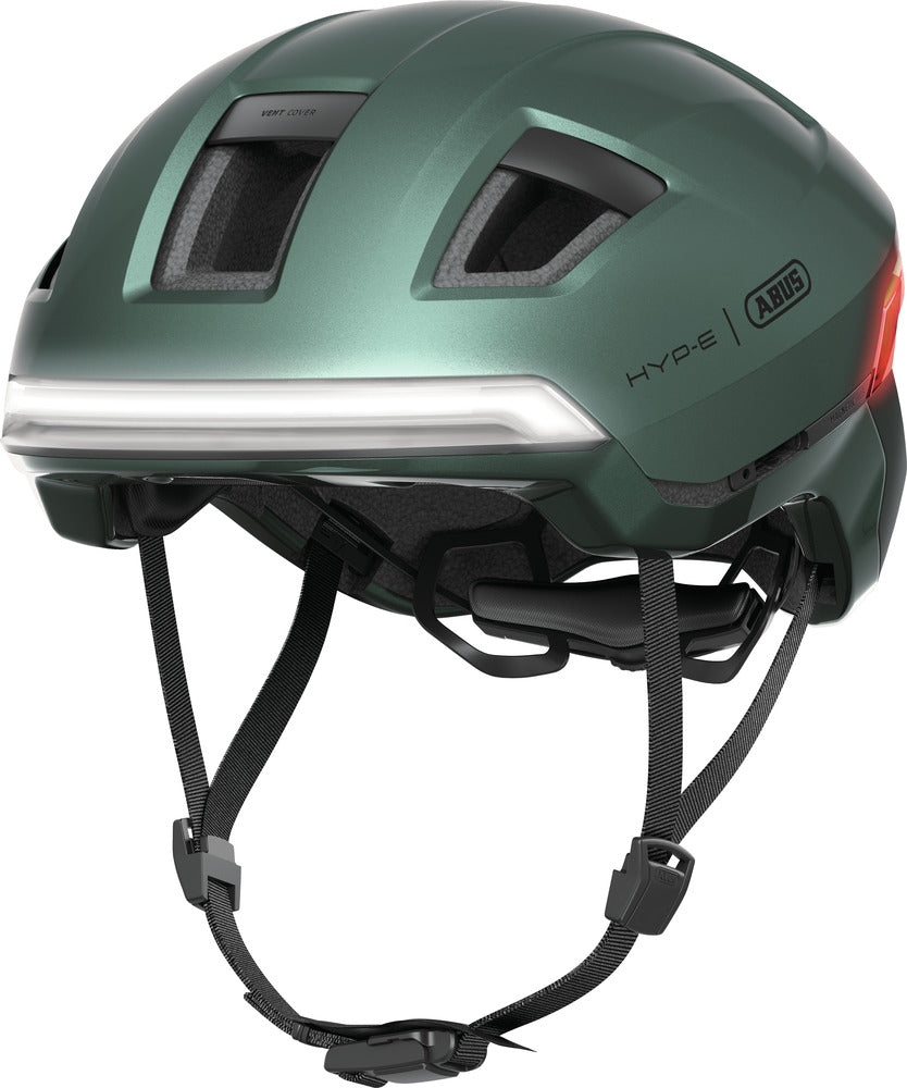 abus fahrradhelme herren Abus HYP-E Urban jungle grün Fahrradhelm | jungle green