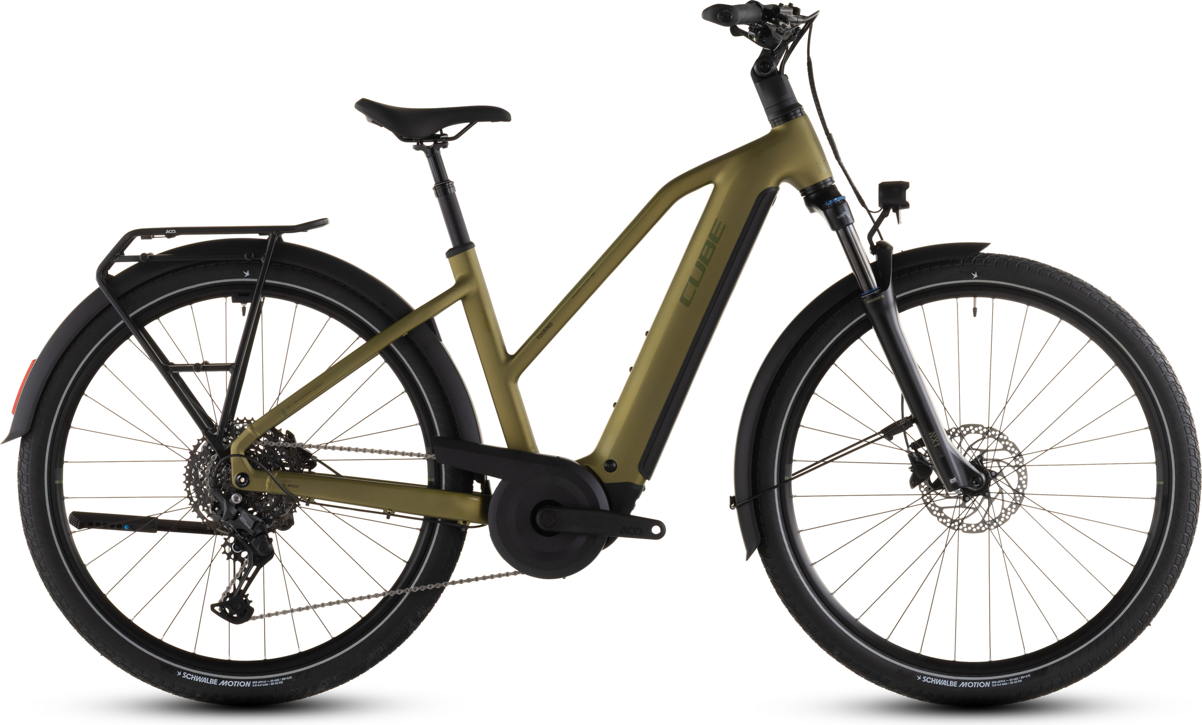 cube e bike trapez 2022 Cube Touring Hybrid Pro 800 Trapez (2026) | Trekking E-Bike | goldenlime´n´black