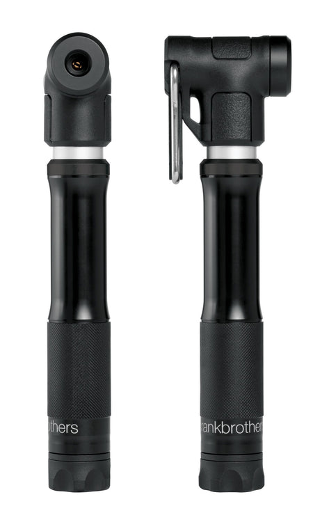 Crankbrothers Gem S Handpumpe inkl. Rahmenhalter Midnight Editionblack