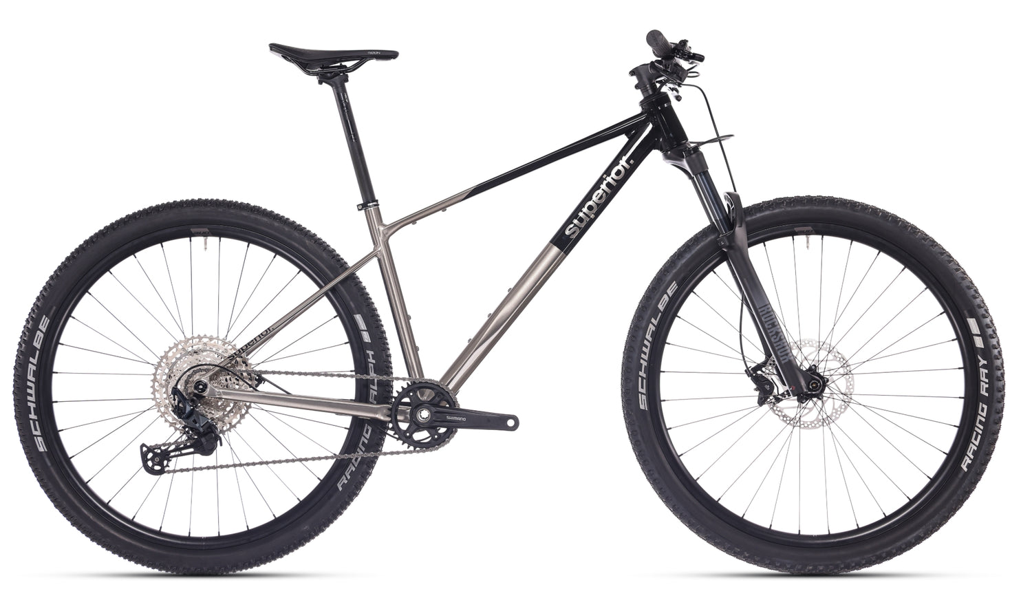 mountainbike alu Superior XP 6.2 (2026) | 29 Zoll MTB Hardtail | Gloss Brush Alu / Black