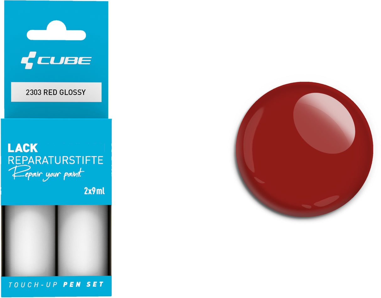 CUBE Lackstift Set RED glossy 2303