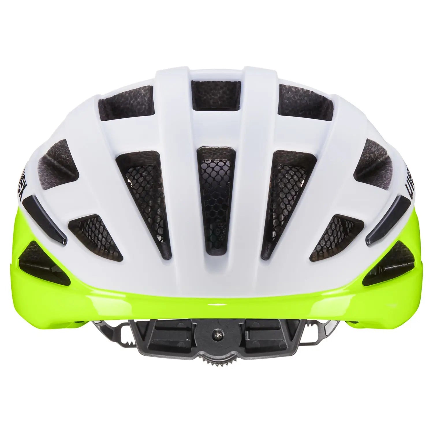 uvex I-Volute Rennrad-Helm White-Neon Yellow Matt