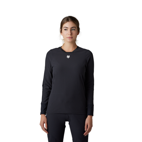 Fox W Defend Thermal Jersey Black