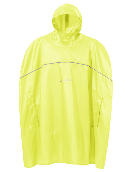 fahrrad regenumhang xxl VAUDE Kids Grody II gelb | Kinder, Herren, Damen Regenponcho | neon yellow