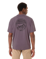 VAUDE Men's Cyclist Casual Shirt purple ash