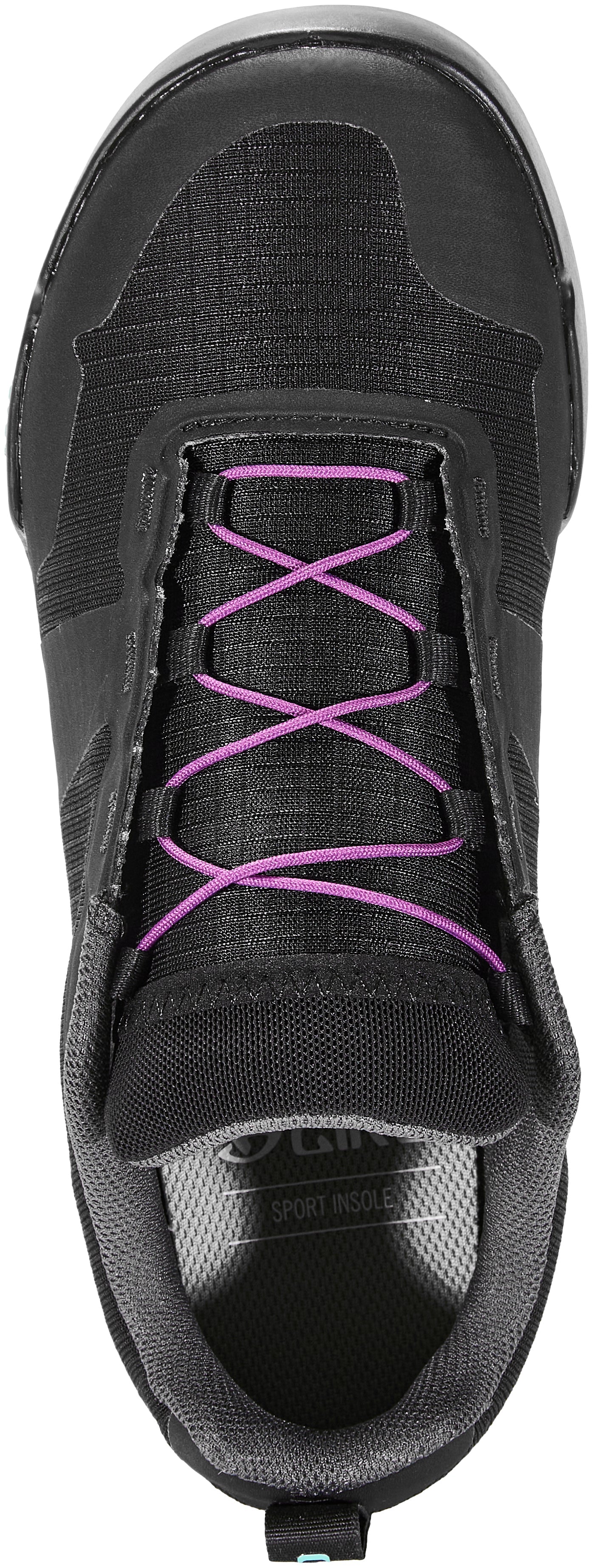 Giro Tracker W Fastlace Schuhe black/throwback purple