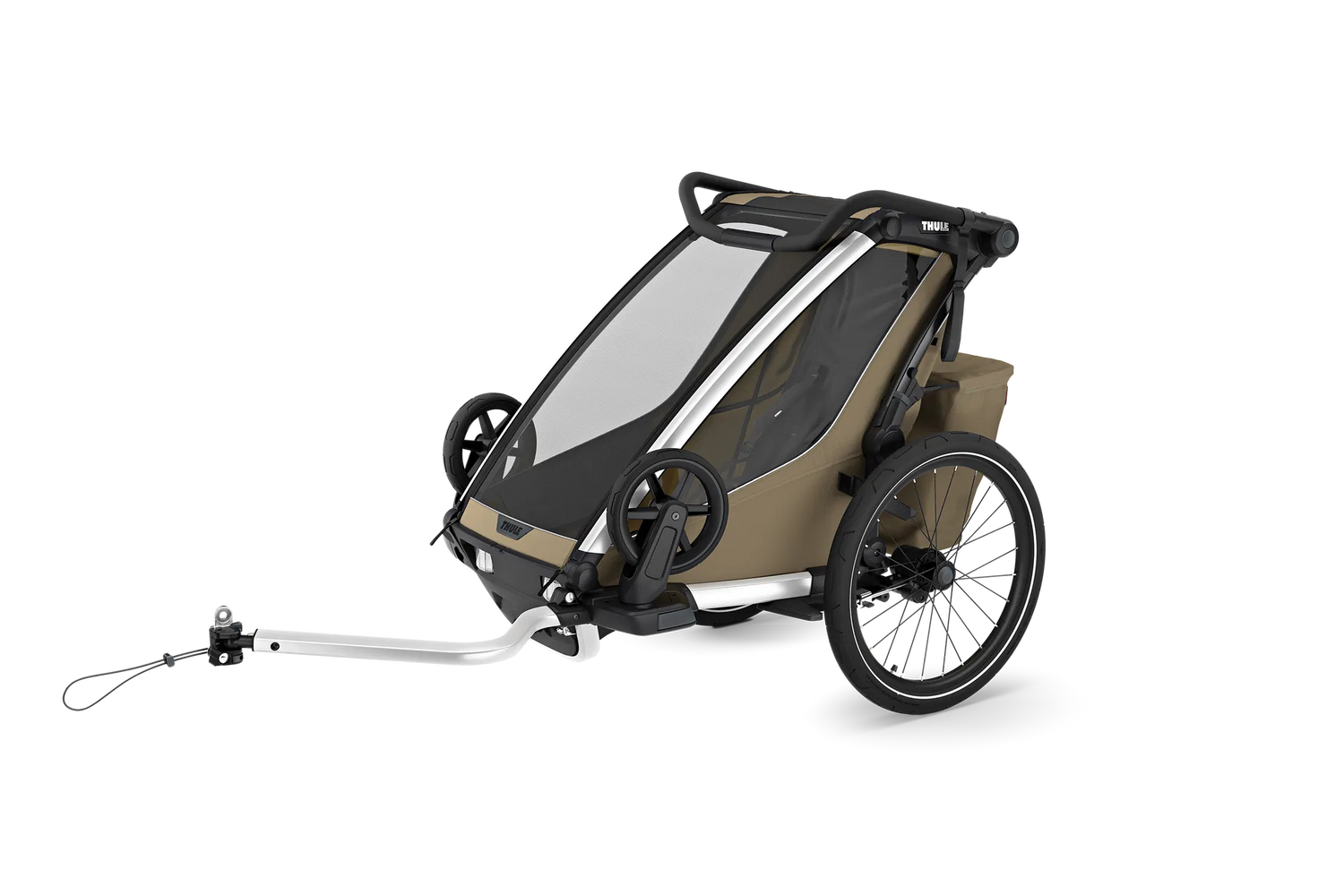 thule fahrradanhänger federung einstellen Thule Chariot Cross 2 Single Kinderanhänger faded khaki