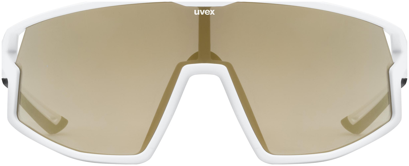 uvex Skyryse Radbrille White Matt / Mirror Gold