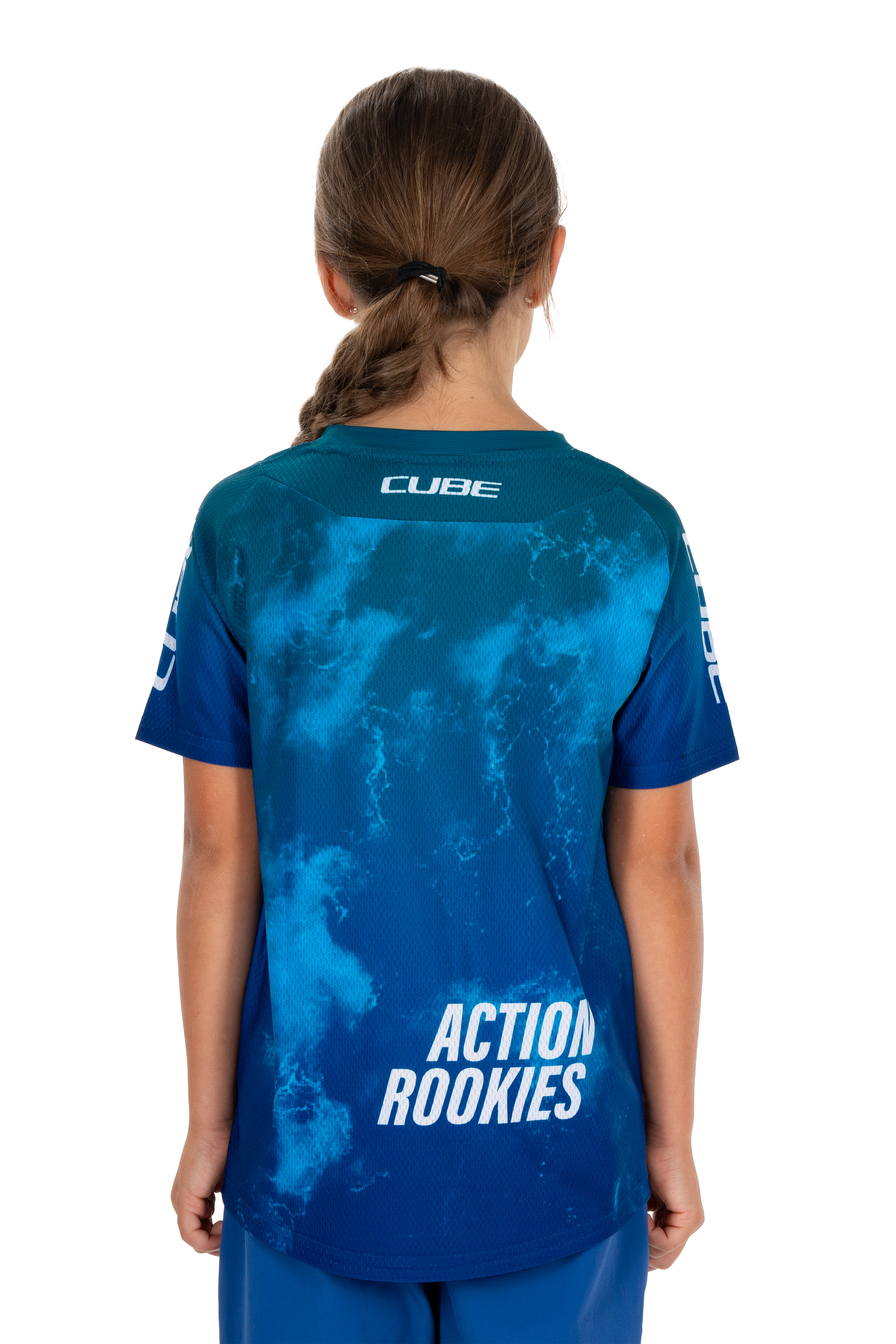 Cube MTB Trikot ROOKIE X Actionteam kurzarm blue´n´green