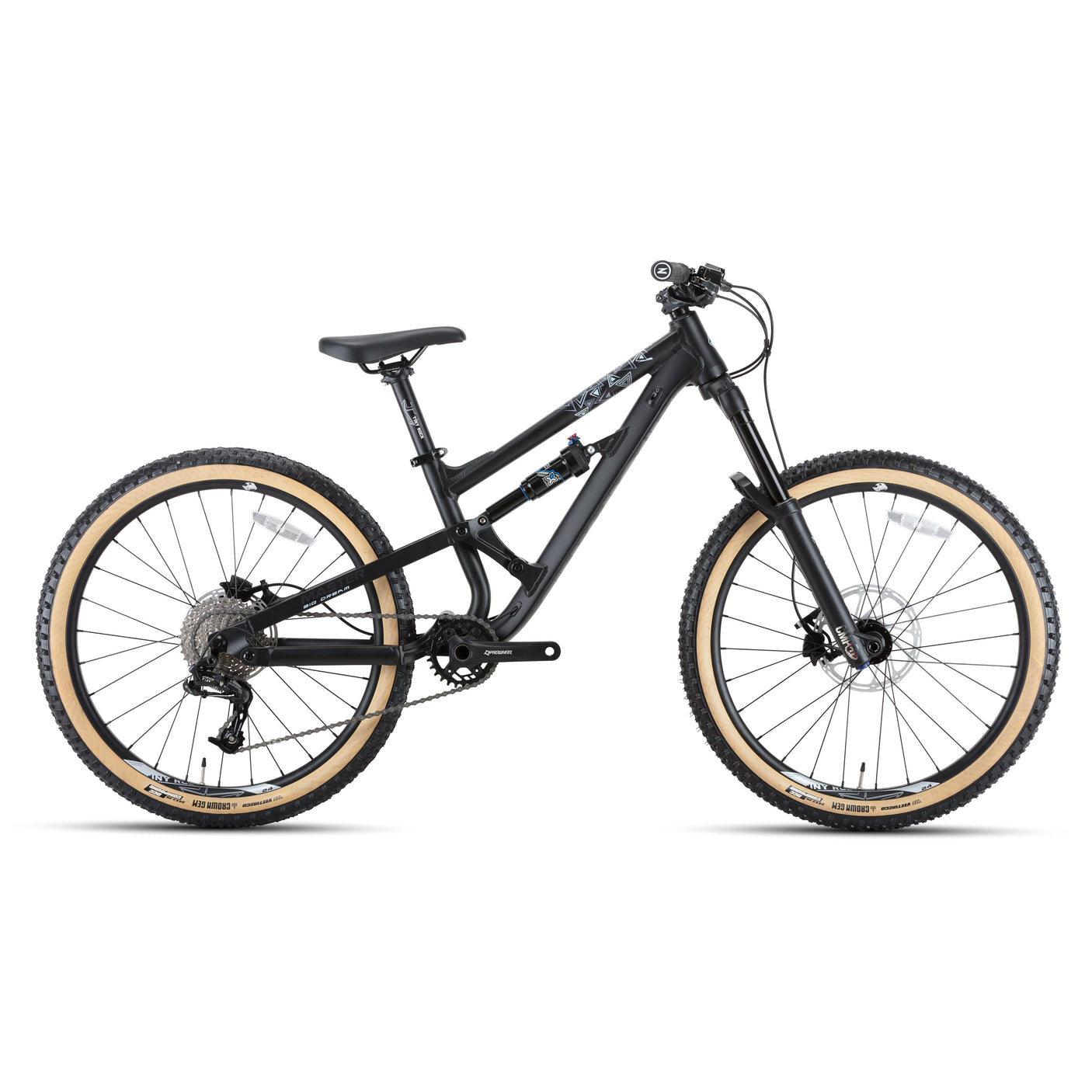 Tiny Rock 24" Master Aluminium Mattschwarz/Dunkelgrau