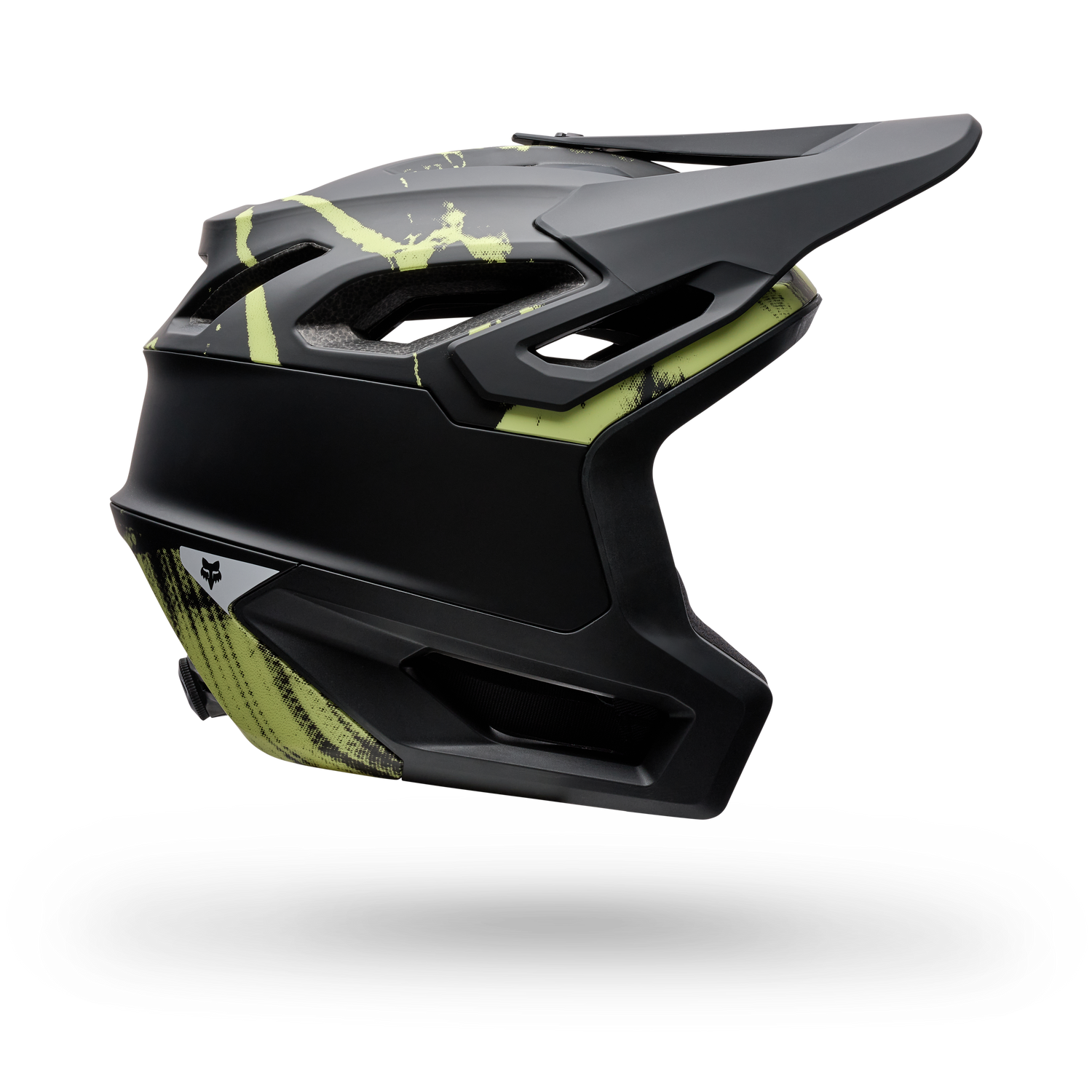 dirt bike fahrrad helm Fox Dropframe Pro Flow MTB Helm | Black