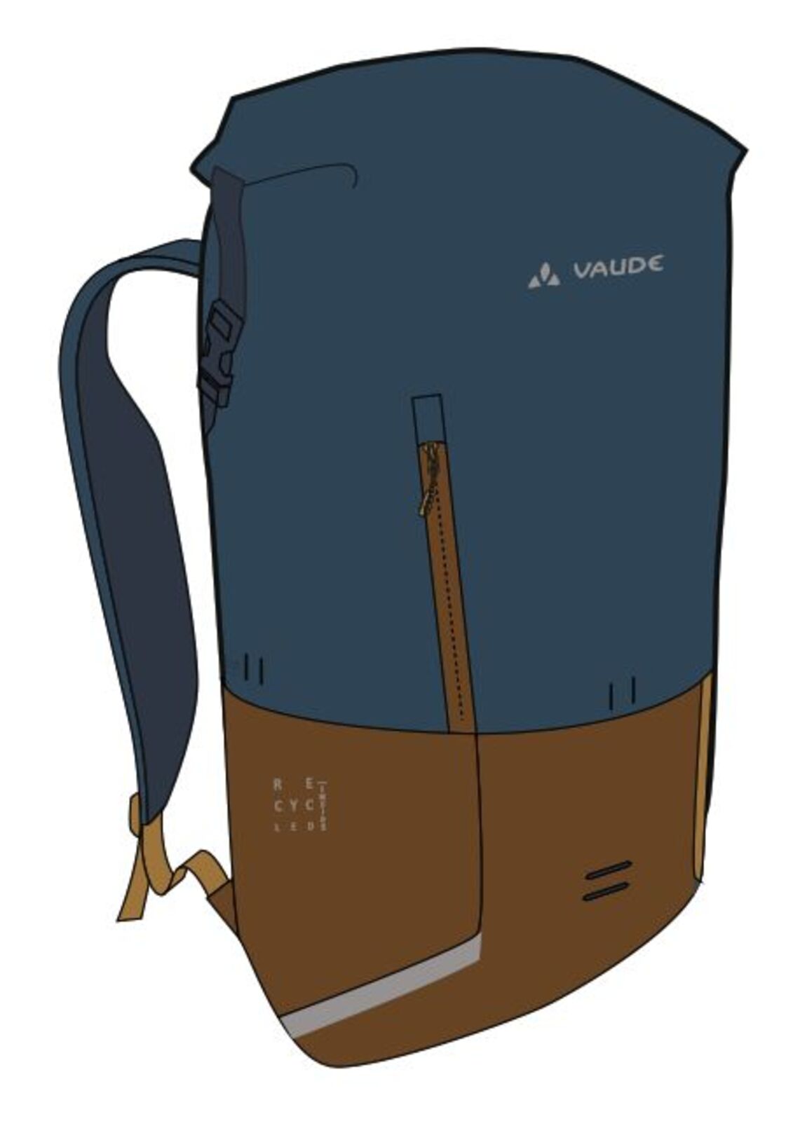 citygo bike 23 ii rucksack fahrradtasche VAUDE CityGo Bike 23 II Gepäckträgertasche | baltic sea