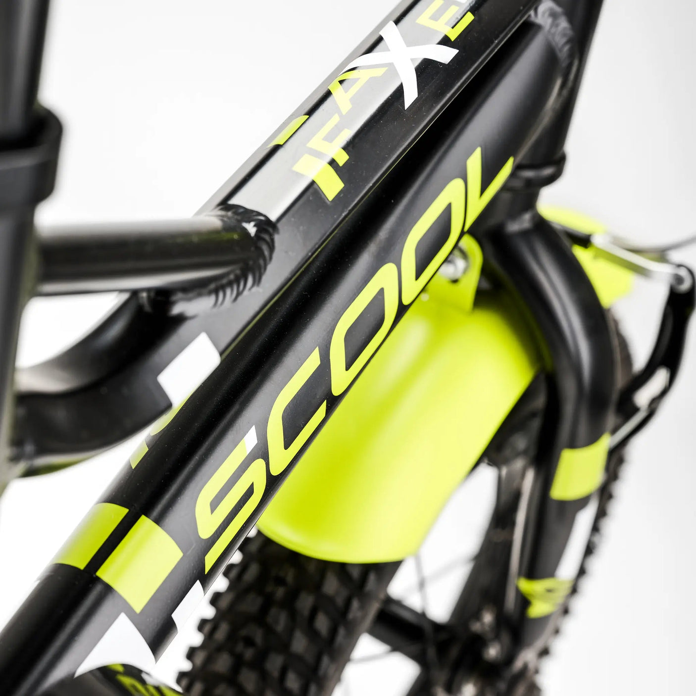 S'COOL Junior Bikes Kinderfahrrad | faXe 12 Zoll 1-Gang Black/Lemon