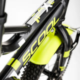 S'COOL Junior Bikes Kinderfahrrad | faXe 12 Zoll 1-Gang Black/Lemon