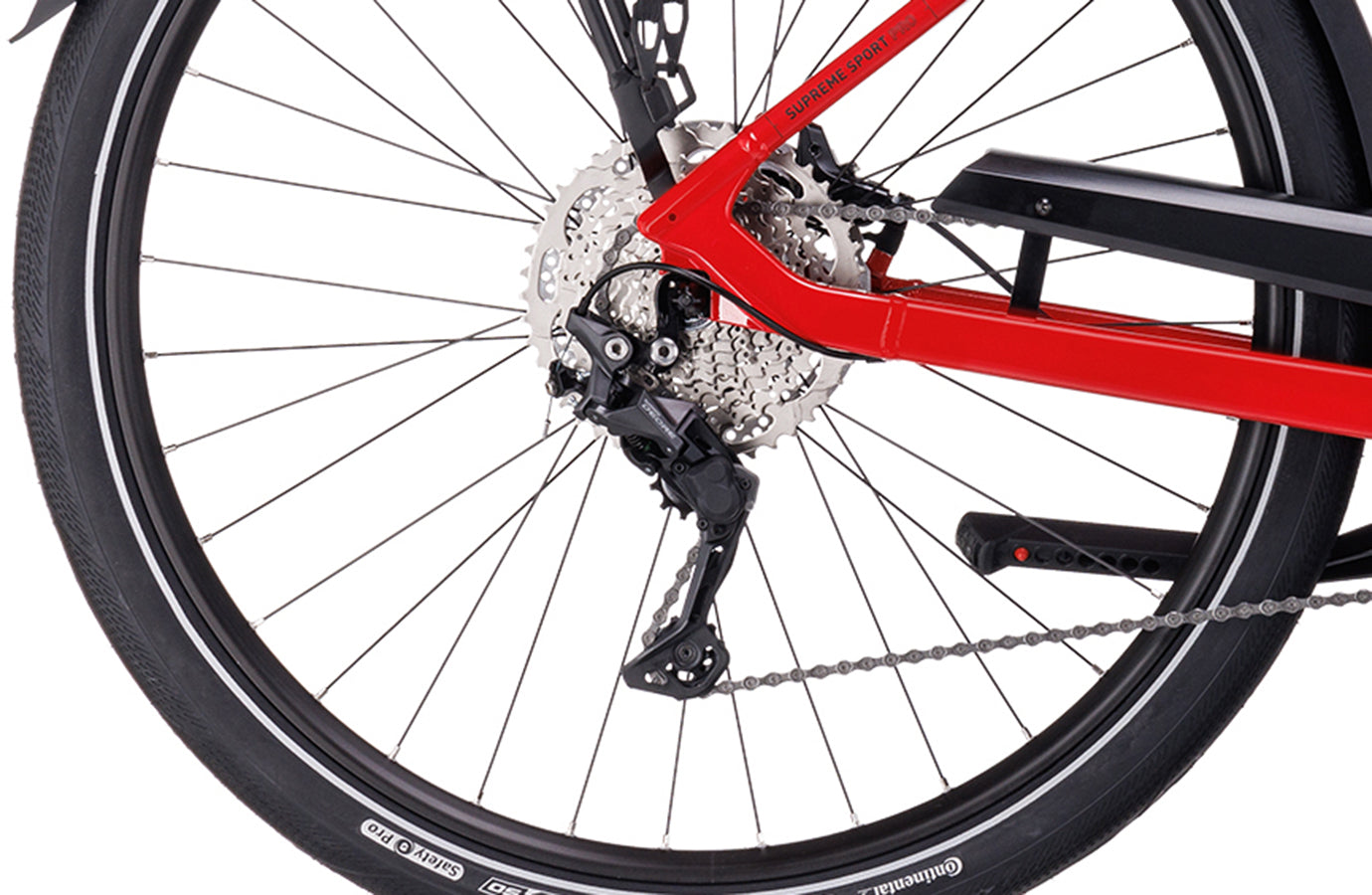 Cube Supreme Sport Hybrid Pro 625 Easy Entry red´n´black (2024)
