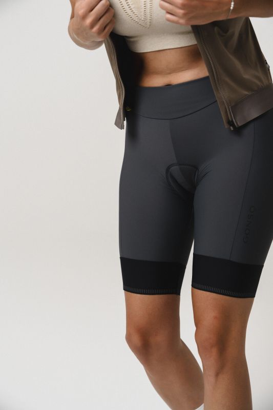 Gonso SITIVO Green Damen-Radshort black/bright green
