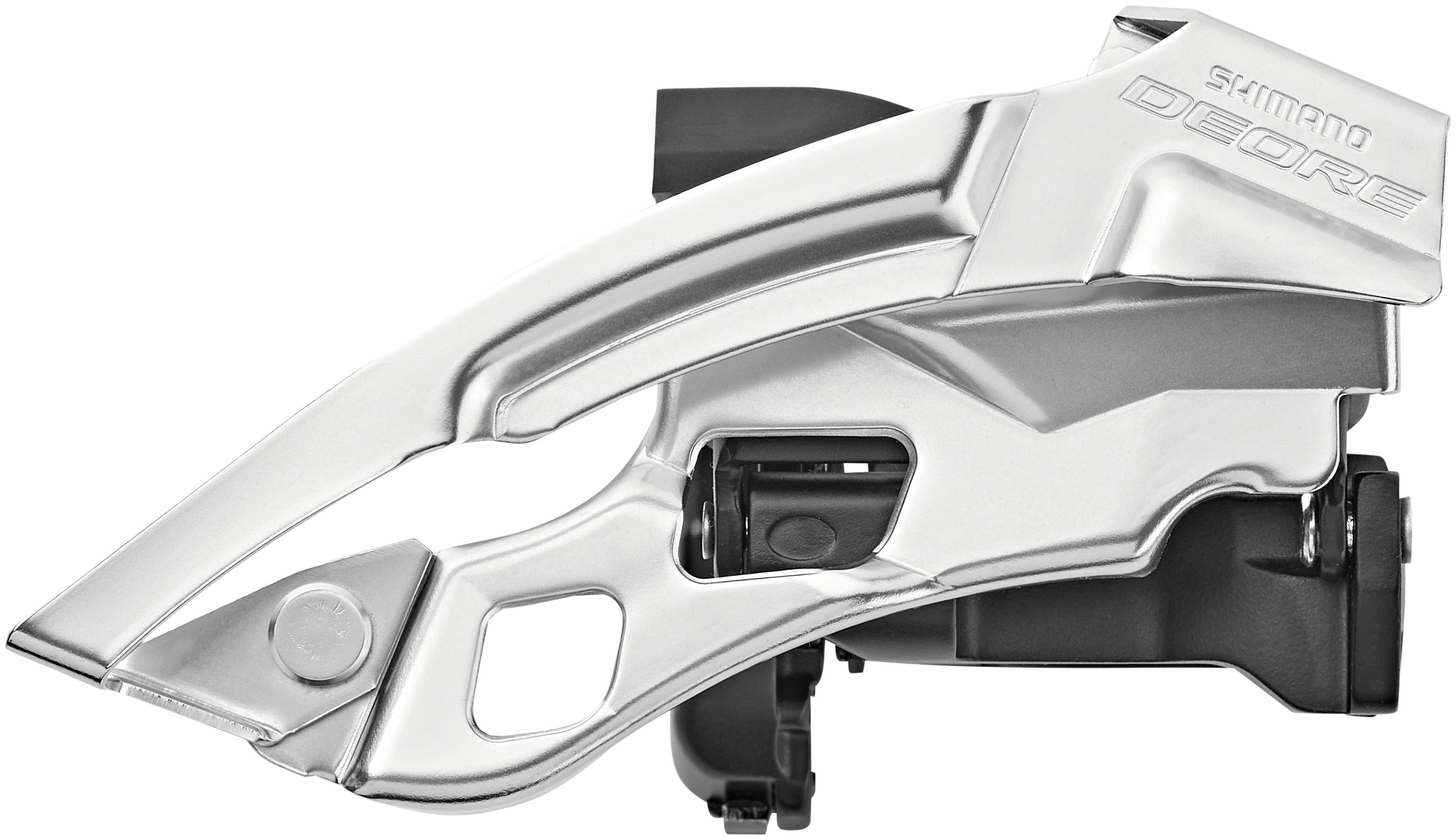 Shimano Deore Trekking FD-T6000 Umwerfer 3x10 Schelle tief Top Swing grau