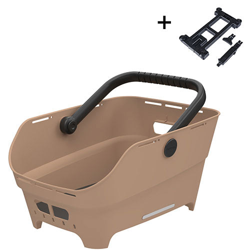 Basil Gepäckträgerkorb CENTO NEO MIK 2.0 Gepäckträgerkorb  sand