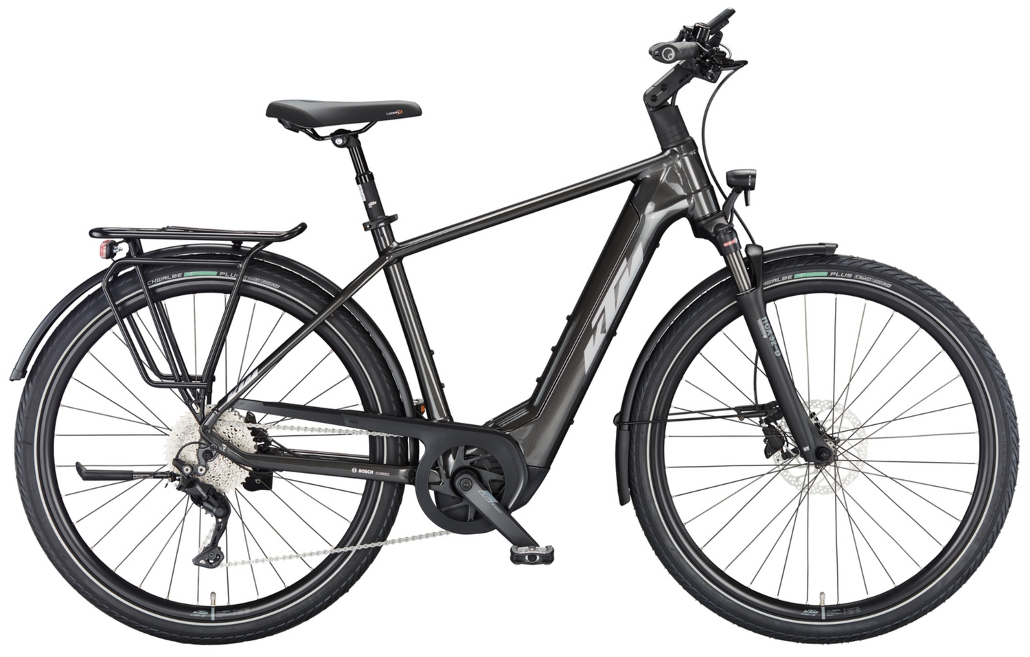 ktm fahrrad e bike mit abs KTM MACINA STYLE 740 Diamant | Trekking E-Bike | machine grey (silver+blue)