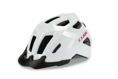 Cube Helm FINK flashwhite'n'pink