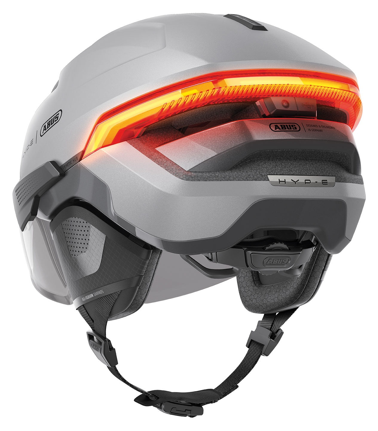 Abus HYP-E BL.ACE gleam silver - S