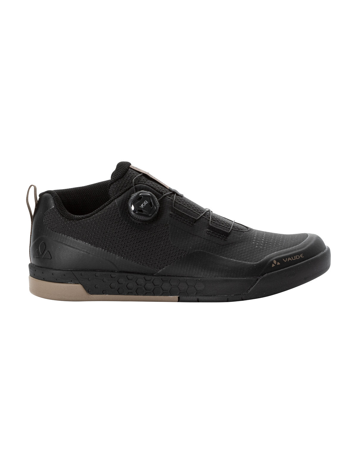 vaude flat pedal schuhe herren VAUDE Moab Tech II schwarz | Unisex MTB Klickschuhe | black/coconut