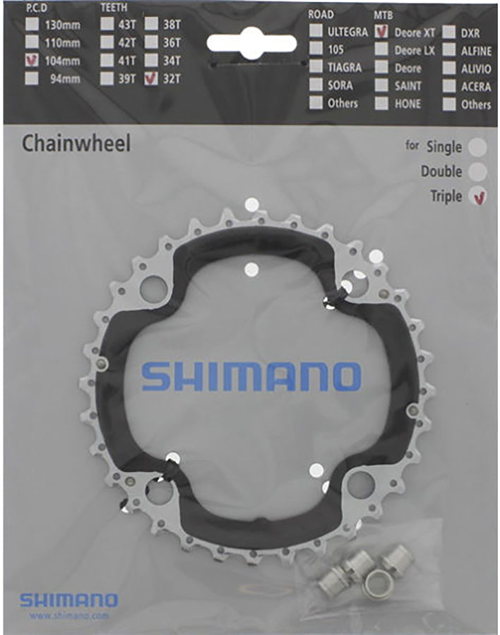 Shimano Deore XT FC-M780/FC-M770 Kettenblatt silber