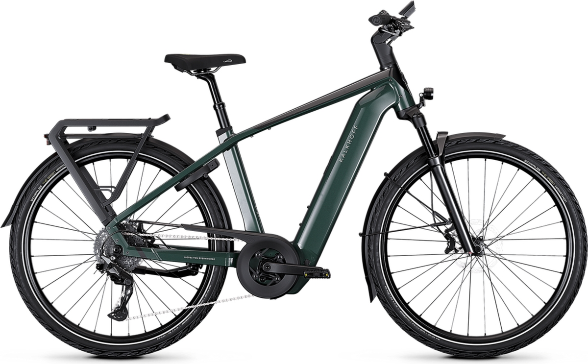 Kalkhoff ENDEAVOUR 5+ ADVANCE Diamant 800 techgreen / diamondblack glossy (2027)