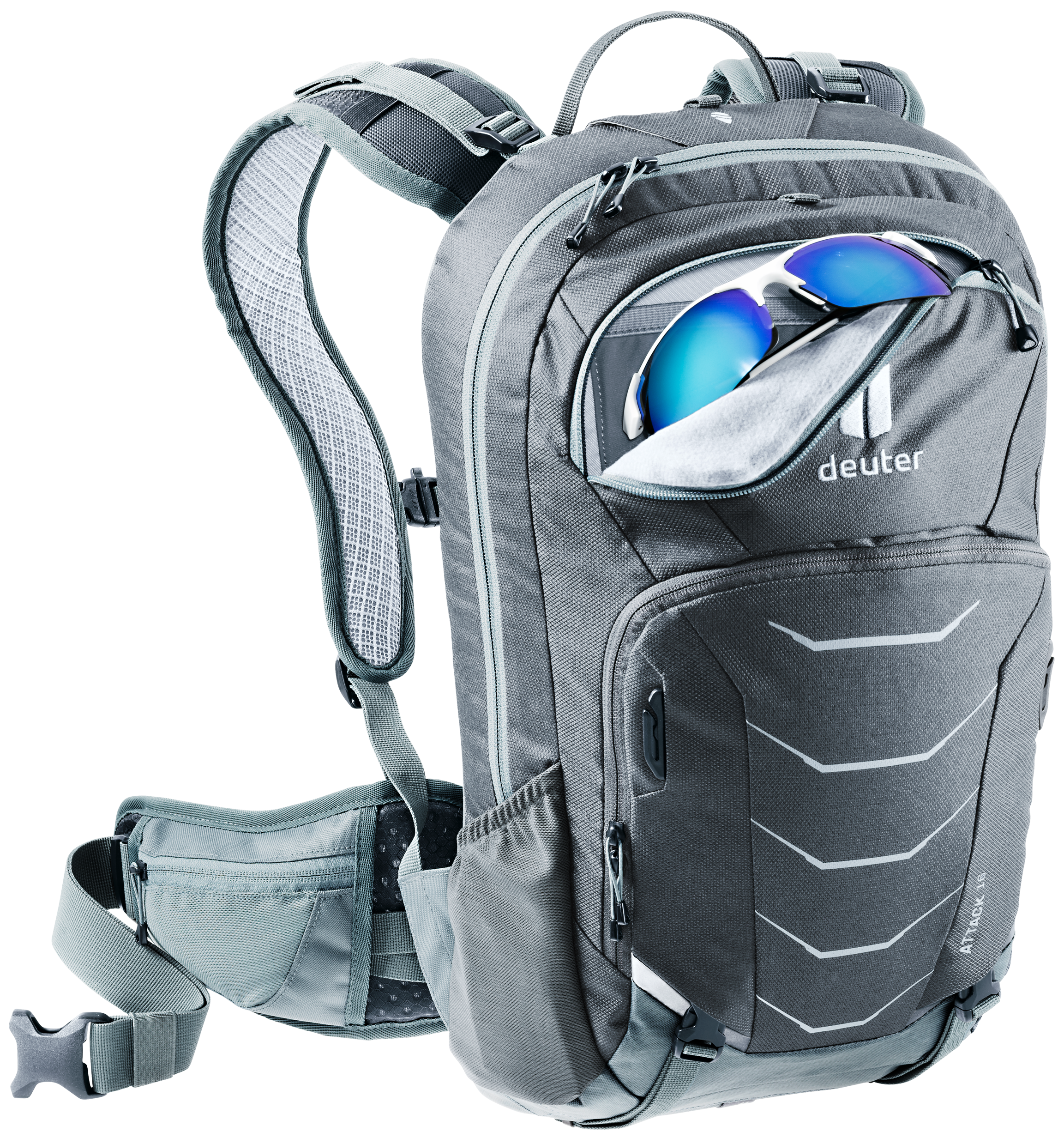 deuter Attack 16 Fahrradrucksack grau