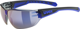 uvex Equate Radbrille Black-Blue Matt / Mirror Blue