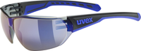 Uvex Equate Radbrille Black-Blue Matt / Mirror Blue – aktuelle Variante