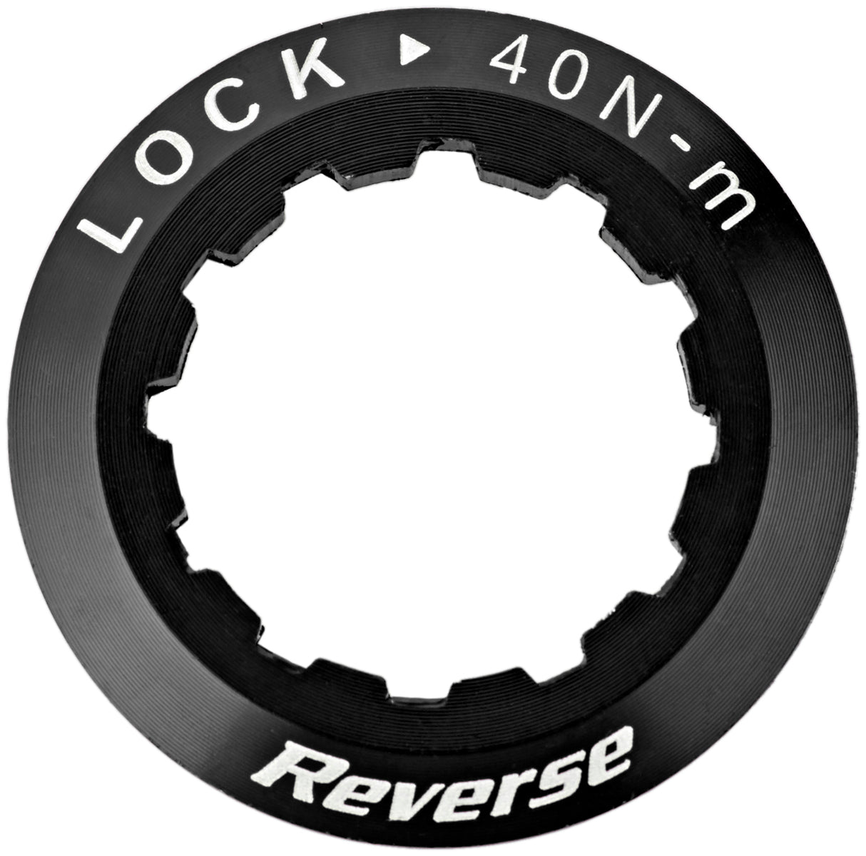 Reverse Cassette lock ring schwarz