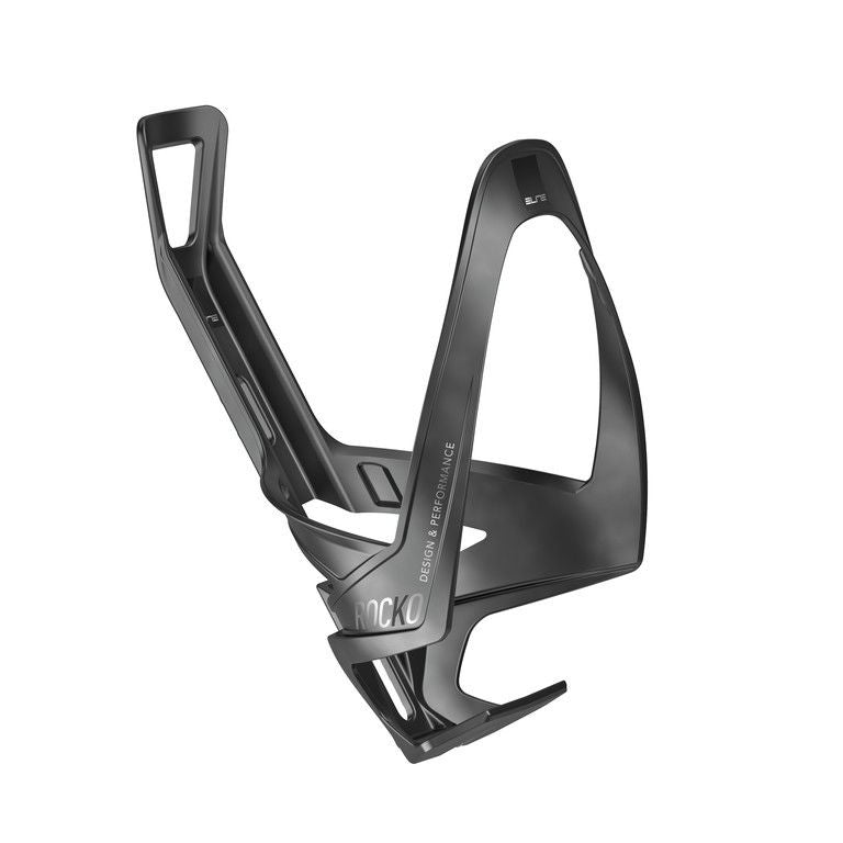 fahrrad flaschenhalter carbon Elite Rocko Carbon Flaschenhalter schwarz matt/schwarze Grafik
