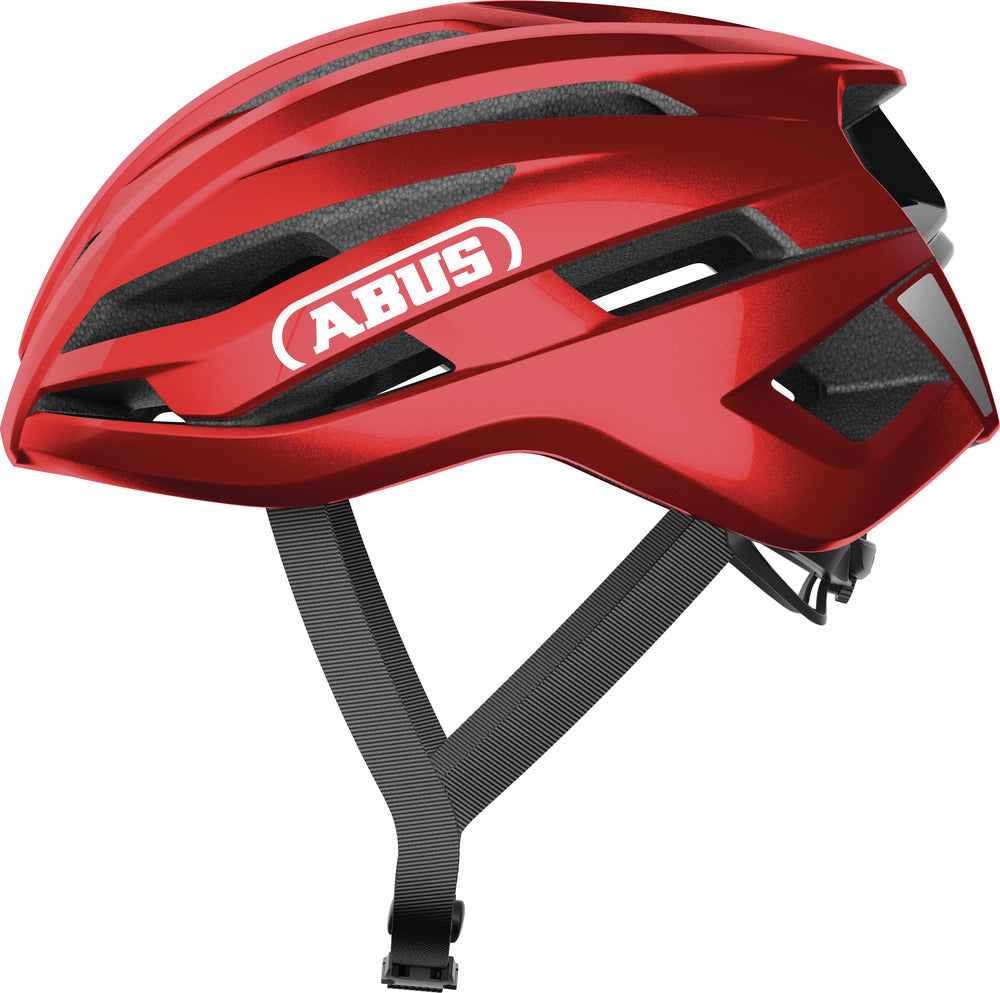 sicherster fahrradhelm Abus Stormchaser Ace Fahrradhelm | performance red