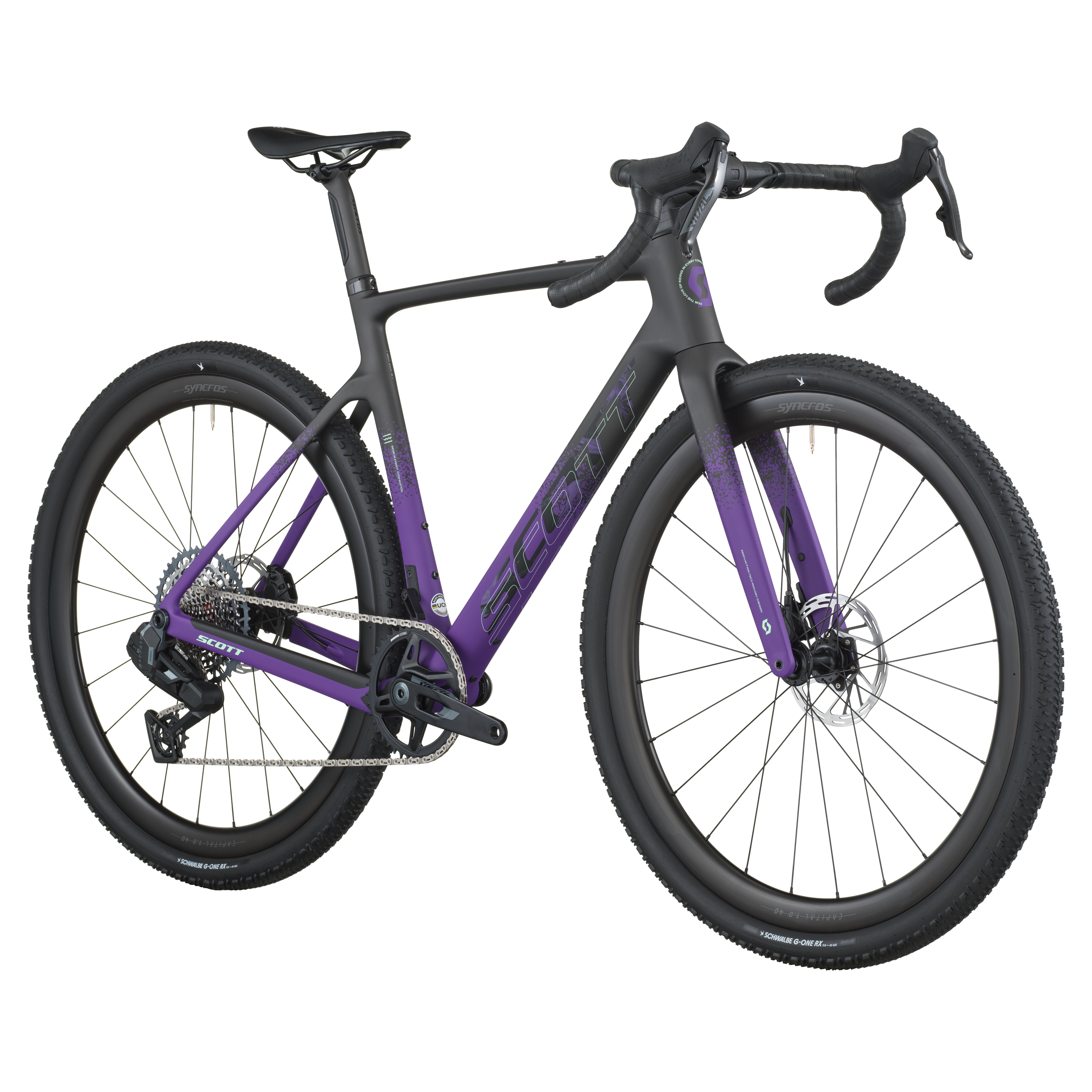 Scott Addict Gravel 20 carbon black/indigo purple (2026)