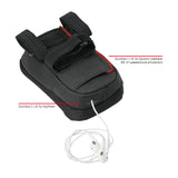 NC-17 Connect Smartphone Tasche für Vorbau, Klettverschluss schwarz uni