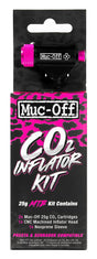Muc-Off MTB Inflator Kit Kartuschen Luftpumpe schwarz/pink