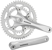 Shimano FC-R345 Kurbelgarnitur 50/34 2x9-fach silber – aktuelle Variante
