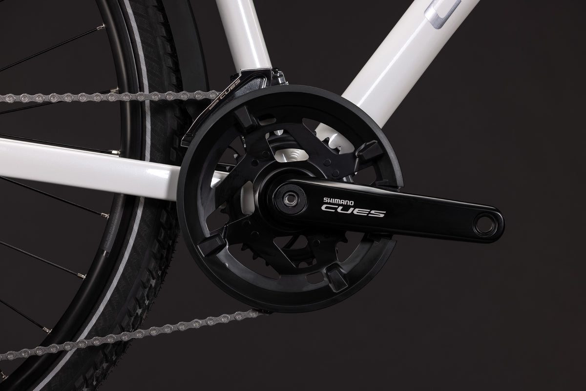 Cube Kathmandu Pro Trapez metallicwhite´n´chrome (2027)