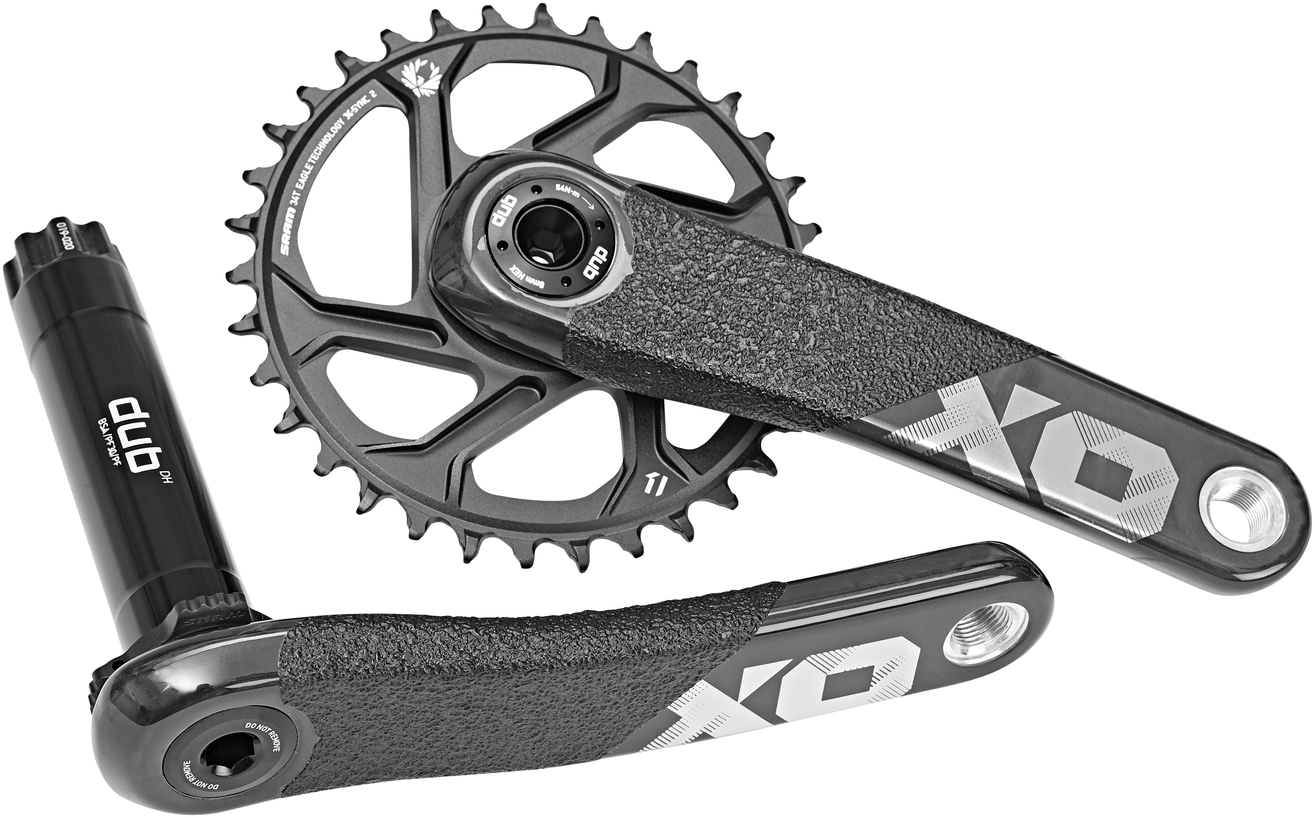 SRAM X01 DH DUB Kurbelgarnitur 34Z DM schwarz