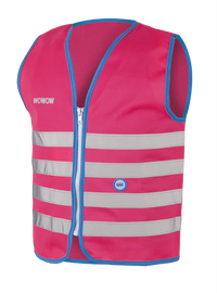 Wowow Sicherheitsweste Fun Jacket | Kinder Fahrradweste | pink – aktuelle Variante