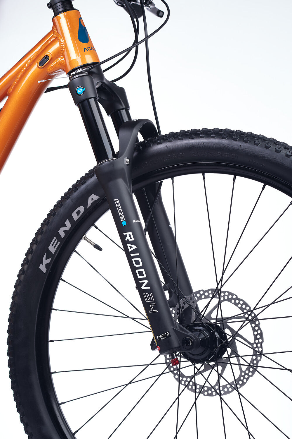 mountainbike 38 cm ACADEMY Trail 7 Rahmenhöhe 38cm (2026) | 27,5 Zoll Jugend-/Kinder-MTB | Amber